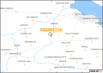 map of Podmostʼye