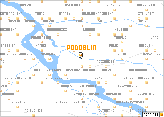 map of Podoblin