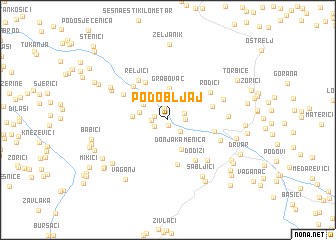 map of Podobljaj