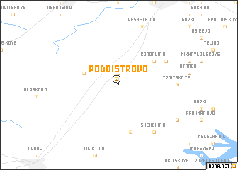 map of Podoistrovo