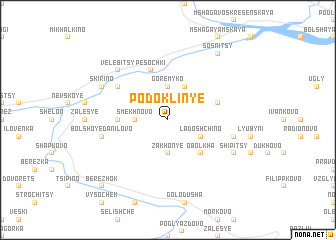 map of Podoklin\