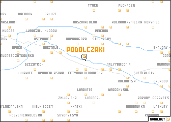 map of Podolczaki