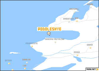 map of Podolësh\