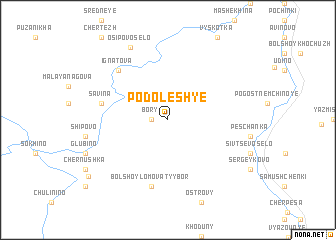 map of Podolësh\