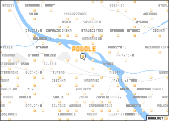 map of Podole
