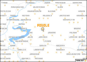 map of Podole