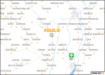 map of Podolie