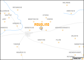 map of Podolino