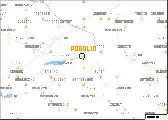 map of Podolin