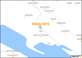 map of Podol\