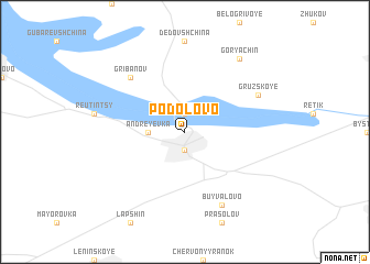 map of Podolovo