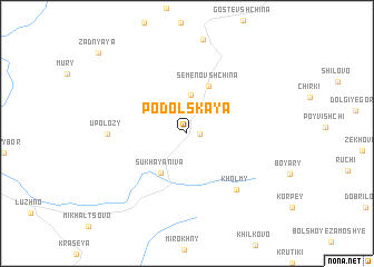 map of Podol\