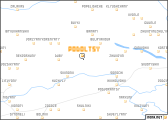 map of Podolʼtsy