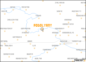 map of Podolyany