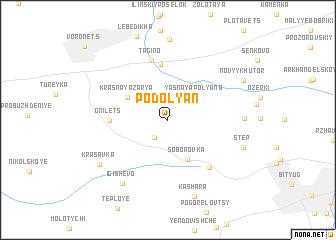 map of Podolyan\