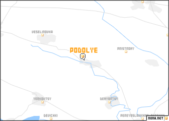 map of Podolʼye