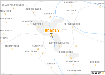 map of Podoly