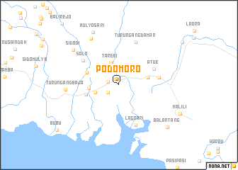 map of Podomoro