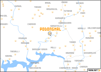 map of Pŏdŏng-mal