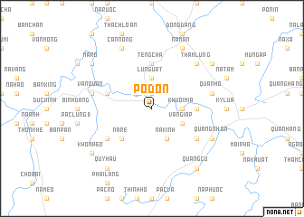 map of Pó Ðôn