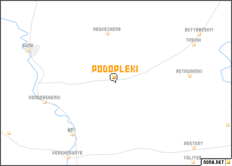 map of Podopleki