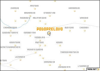 map of Podoprelovo
