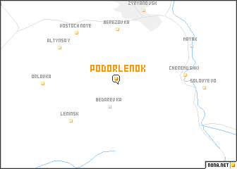 map of Podorlenok