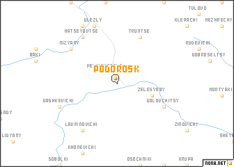 map of Podorosk