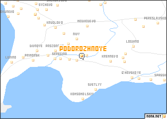 map of Podorozhnoye