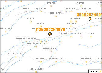 map of Podorozhnoye