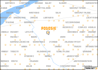 map of Podosie