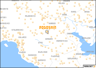 map of Podosmin