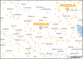 map of Podosoje