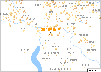 map of Podosoje