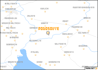 map of Podosovʼye