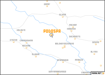 map of Podospa