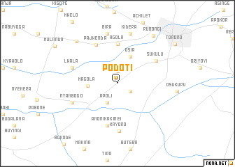 map of Podoti