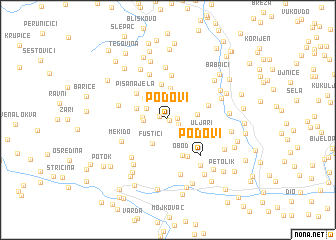 map of (( Podovi ))