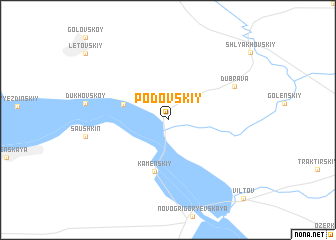 map of Podovskiy