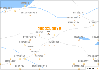 map of Podozvan\