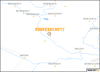 map of Podpesochnyy