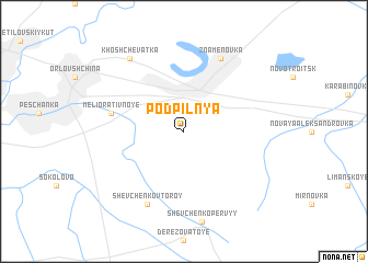 map of Podpilʼnya