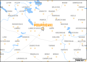 map of Podpniewki
