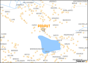 map of Podput