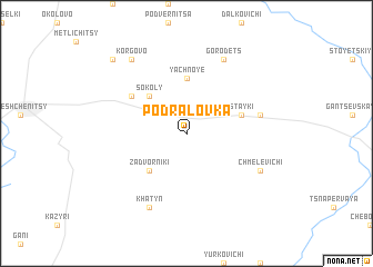 map of Podralovka