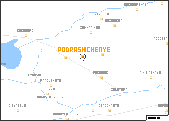 map of Podrashchen\