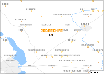 map of Podrechʼye