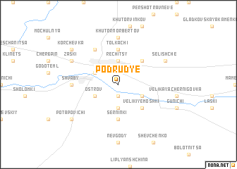 map of Podrudʼye