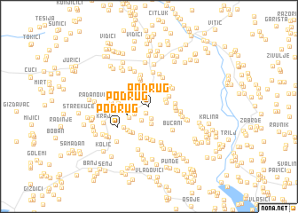 map of Podrug