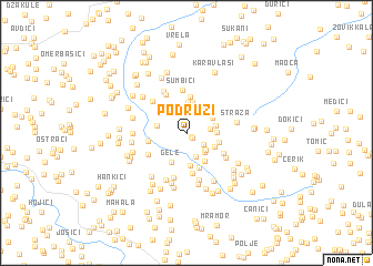 map of Podruzi